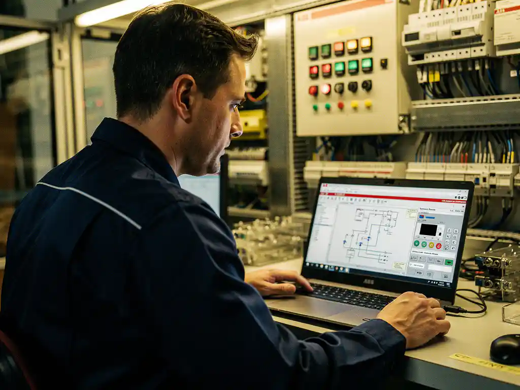 Hoe werk je met ABB-software op locatie bij een klant? - EXPRO